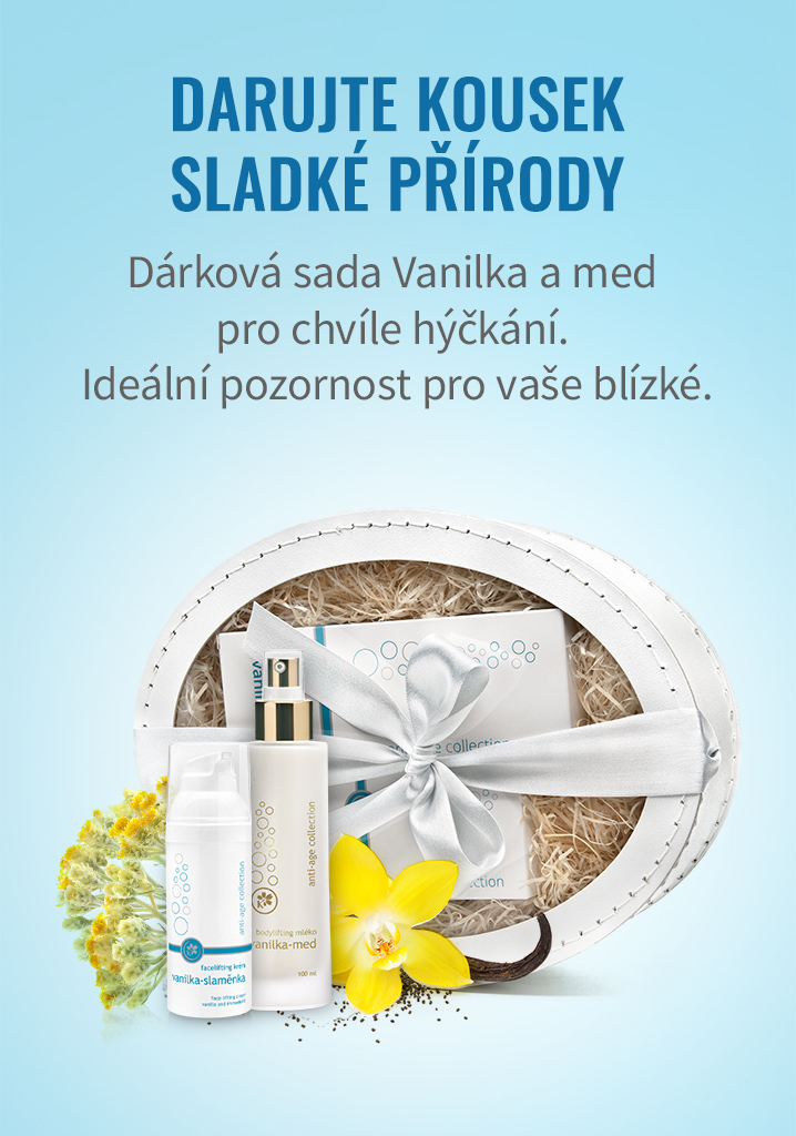 Carousel mobil -Dárková sada Vanilka-med