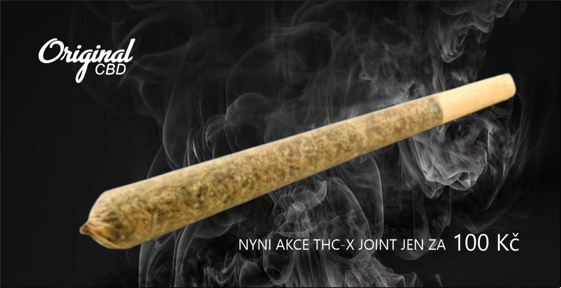 THC-X joint v akci za 100 Kč - Oiginal CBD shop