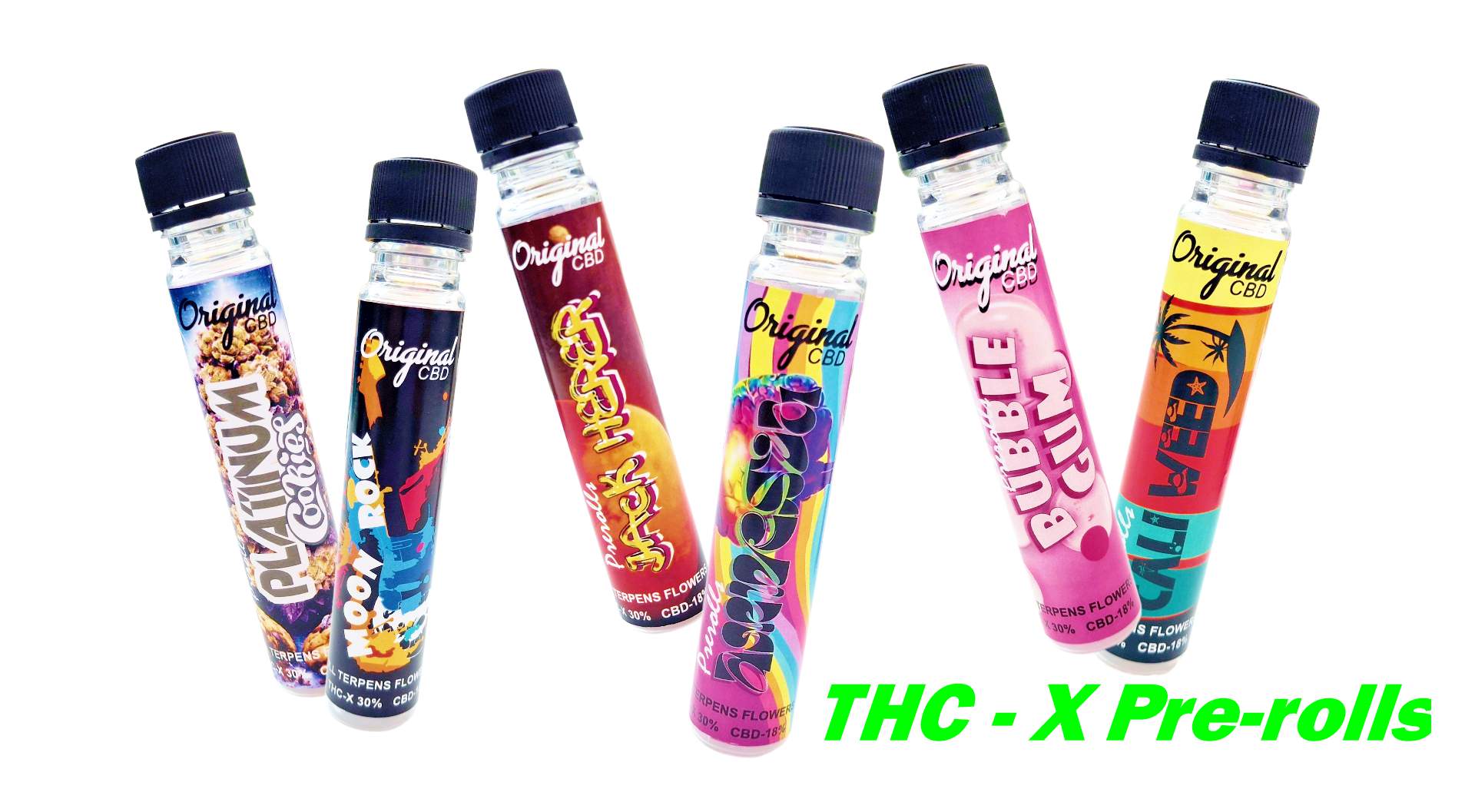 THC-X PRE-ROLLS JOINTY OD ORIGINAL CBD