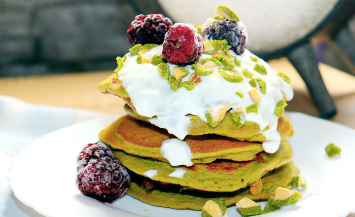 Matcha Bananenpfannkuchen