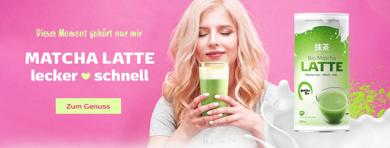 Ihr beliebter Matcha Tee Latte ohne zusätzliches Abschmecken und komplizierte Zubereitung! Sie müssen die Bio Matcha Tee Latte Mischung nur mit Wasser vermischen! Einfach, schnell, lecker. Enthält ca. 20 Portionen.