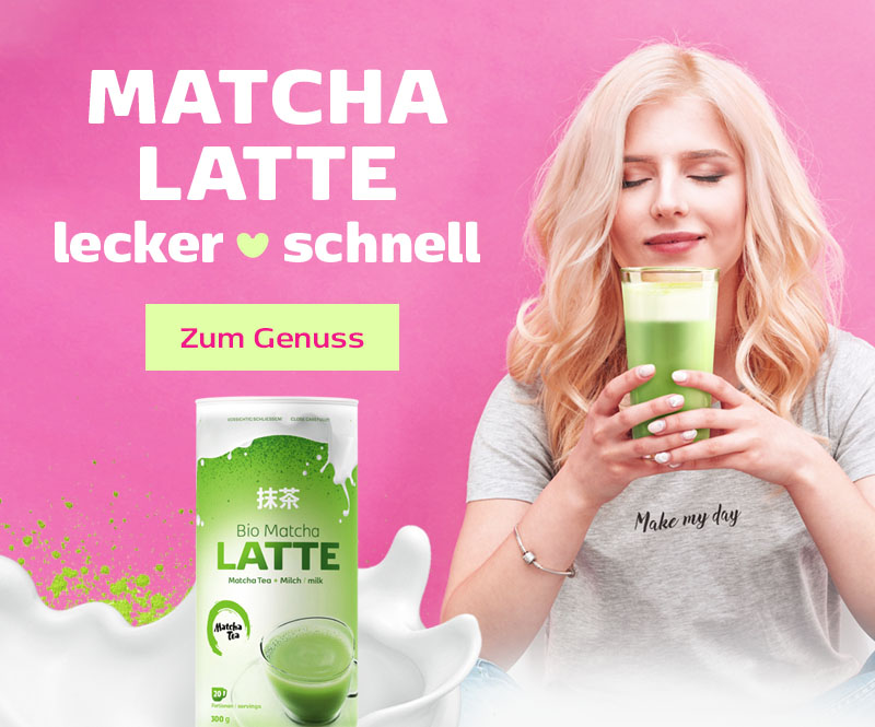 Ihr beliebter Matcha Tee Latte ohne zusätzliches Abschmecken und komplizierte Zubereitung! Sie müssen die Bio Matcha Tee Latte Mischung nur mit Wasser vermischen! Einfach, schnell, lecker. Enthält ca. 20 Portionen.