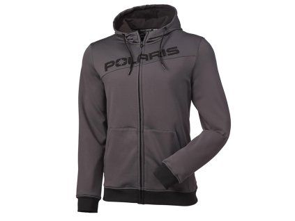 POLARIS TECH FULL ZIP HOODIE - GREY/BLACK