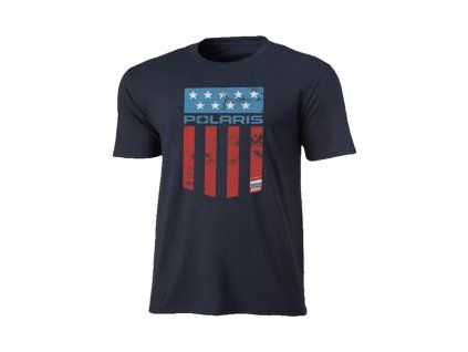 POLARIS FLAG T-SHIRT - NAVY