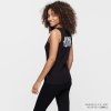 INDIAN MOTORCYCLE WOMENS BLACK ZIP HENLEY TANK TOP