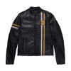 2833370 mw cafe leather jacket black