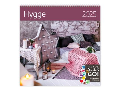 Poznámkový kalendár Hygge