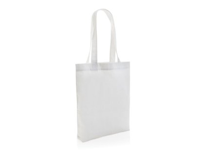 Nefarbená taška Impact z recyklovaného plátna (285 g/m2), white