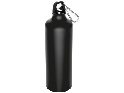 Fľaša s karabínkou (800 ml), Black