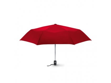 Automatický, vetruodolný skladací dáždnik, priemer 97 cm, Red