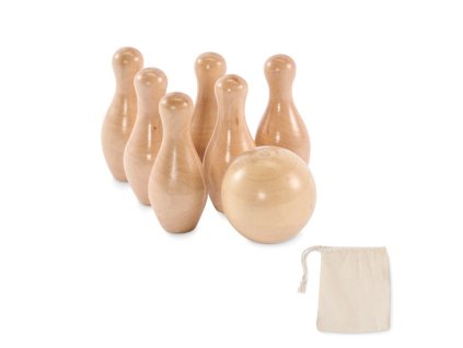 Mini bowlingová sada, wood