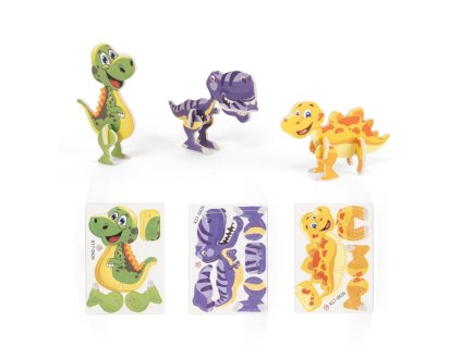 3D puzzle - dinosaurus, natural