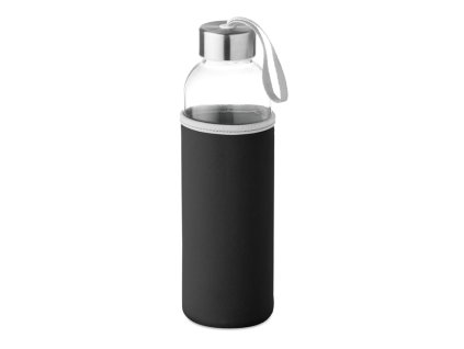 Sklenená flaša v neopréne (500 ml), Black