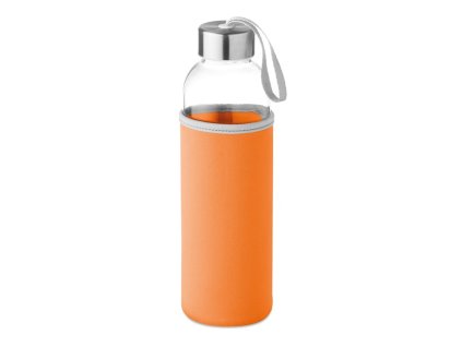Sklenená flaša v neopréne (500 ml), Orange