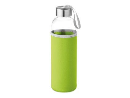 Sklenená flaša v neopréne (500 ml), Lime
