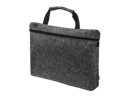 Taška na notebook z RPET plsti, dark grey