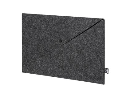 Taška na dokumenty z RPET plsti, dark grey