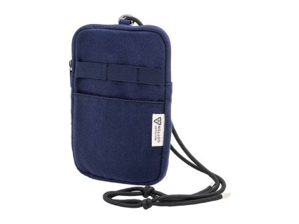 Taška na telefón z recyklovaného plátna, Blue