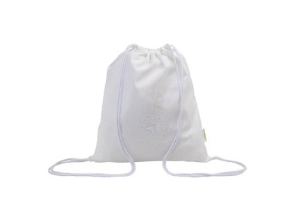 Vrecúško z recyklovanej bavlny (140 g/m2), white