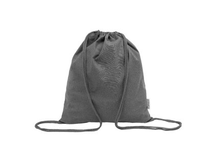 Vrecúško z recyklovanej bavlny (140 g/m2), Grey