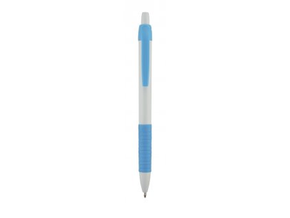Guľôčkové pero (modrá náplň), white/light blue