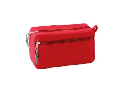 Kozmetická taška bez PVC, Red