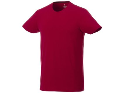 Balfour short sleeve men's GOTS organic t-shirt, Red, XL