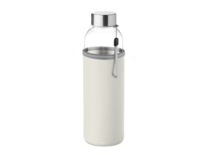Sklenená flaša v neopréne (500 ml), Beige