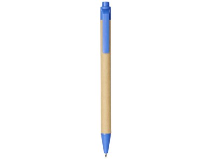 Guľôčkové pero z papiera a kukurice (čierna náplň), Blue