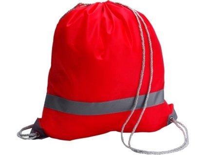 Reflexné vrecúško zo 190T polyesteru, Red