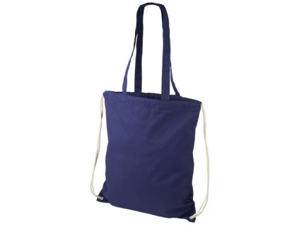 Bavlnené sťahovacie vrecko/taška (240 g/m2), Navy