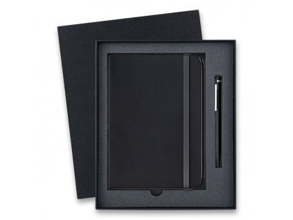 Guľôčkové pero LAMY cp1 black lacquer + zápisník, Black