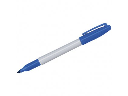 Popisovač Sharpie®. Náplň vo farbe vrchnáka., blue, white