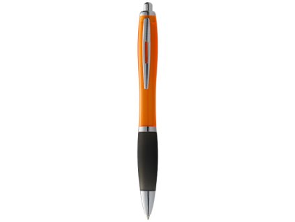 Guľôčkové pero (čierna náplň), Orange,solid black