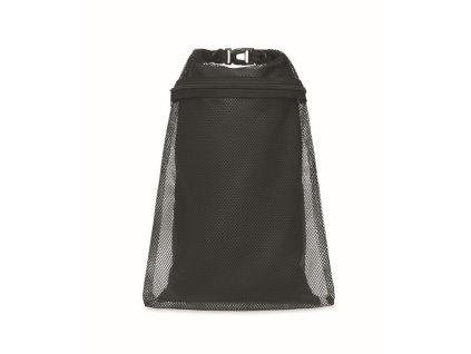 Vodeodolný vak z 210D RPET (6 litrov), Black