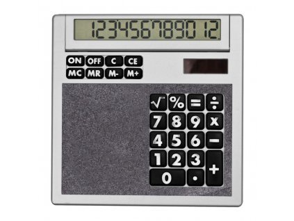 Kalkulačka s 12-miestnym displejom, Silver
