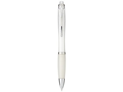 Guľôčkové pero Nash (čierna náplň), white