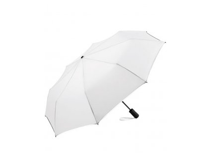 Automatický skladací dáždnik s reflexným lemovaním, priemer 100 cm, white
