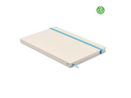 Recyklovaný zápisník A5, turquoise