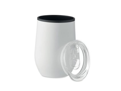 Dvojstenný hrnček 350ml, white