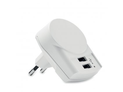 Skross nabíjačka Euro USB (2xA), white