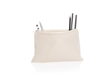 Nefarbený peračník Impact z 285g recykl. canvas, Off white