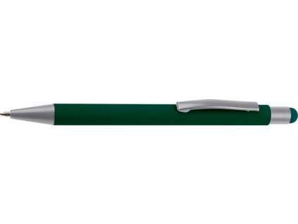 Pogumované pero so stylusom, dark green