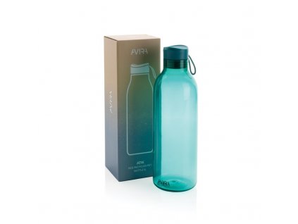 Fľaša na vodu 1l z RCS recyklovaného PET, turquoise