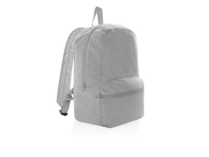 Nefarbený batoh Impact z 285g recykl. canvas, Grey