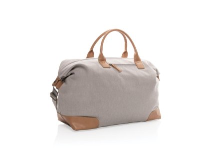 Veľká víkendová taška Impact z 16 oz. recykl. canvas, Grey