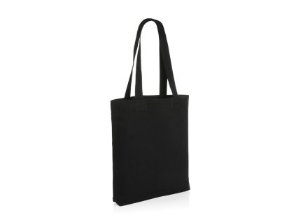 Nefarbená taška Impact z recyklovaného plátna (285 g/m2), Black