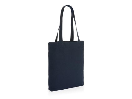 Nefarbená taška Impact z recyklovaného plátna (285 g/m2), Navy