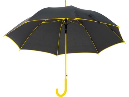 Dáždnik s plastovou rúčkou, priemer 103 cm, Yellow