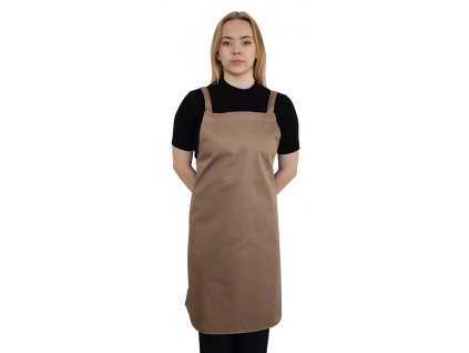 Zástera s prekríženými pásmi 70x85cm, mocha